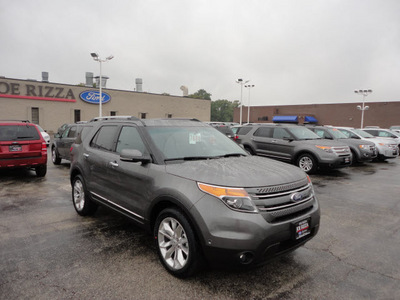 ford explorer 2012 gray suv limited awd gasoline 6 cylinders 4 wheel drive automatic with overdrive 60546