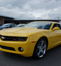 chevrolet camaro 2012 yellow coupe lt gasoline 6 cylinders rear wheel drive automatic 27330