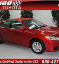 toyota camry 2010 red sedan le 4 cylinders front wheel drive automatic 91731