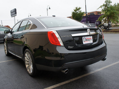 lincoln mks 2009 black sedan awd,nav,vista roof,chrome gasoline 6 cylinders all whee drive automatic 07012