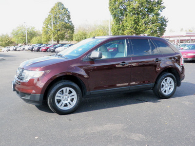 ford edge 2009 dk  red suv se gasoline 6 cylinders front wheel drive automatic with overdrive 55124