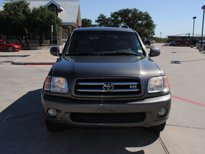 toyota sequoia 2003 gray suv limited gasoline 8 cylinders rear wheel drive automatic with overdrive 76087