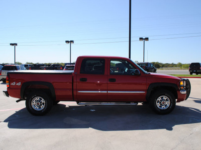 gmc sierra 1500hd 2006 red sle gasoline v8 4 wheel drive automatic 76087