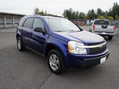 chevrolet equinox 2005 dk  blue suv lt gasoline 6 cylinders all whee drive automatic 98371