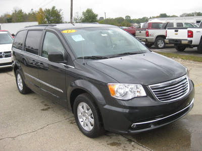 chrysler town and country 2012 dk  gray van touring flex fuel 6 cylinders front wheel drive 6 speed automatic 62863