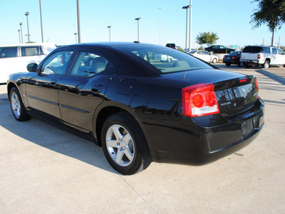 dodge charger 2010 black sedan sxt gasoline 6 cylinders rear wheel drive automatic 75228