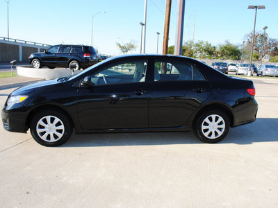 toyota corolla 2010 black sedan le gasoline 4 cylinders front wheel drive automatic 75228