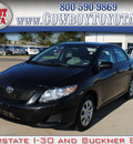 toyota corolla 2010 black sedan le gasoline 4 cylinders front wheel drive automatic 75228