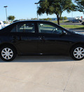 toyota corolla 2010 black sedan le gasoline 4 cylinders front wheel drive automatic 75228