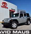 jeep wrangler unlimited 2008 silver suv x gasoline 6 cylinders 4 wheel drive automatic 32771