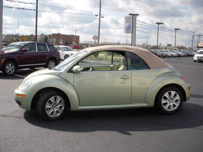 volkswagen new beetle 2008 green s pzev gasoline 5 cylinders front wheel drive 6 speed automatic 46410