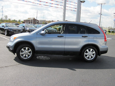 honda cr v 2007 lt  blue suv ex gasoline 4 cylinders all whee drive automatic 46410