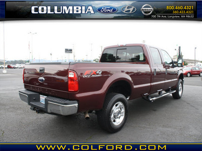 ford f 350 super duty 2010 dk  red xlt gasoline 10 cylinders 4 wheel drive automatic 98632