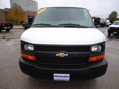 chevrolet express cargo 2009 white van 3500 gasoline 8 cylinders rear wheel drive automatic 60007