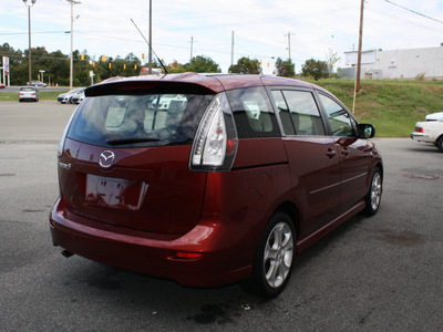 mazda mazda5 2009 red van touring gasoline 4 cylinders front wheel drive automatic 27215