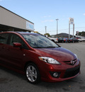 mazda mazda5 2009 red van touring gasoline 4 cylinders front wheel drive automatic 27215