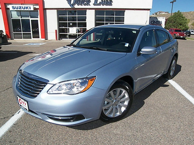 chrysler 200 2012 lt  blue sedan touring gasoline 4 cylinders front wheel drive automatic 81212