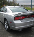 dodge charger 2012 silver sedan r t gasoline 8 cylinders rear wheel drive 5 speed automatic 62863