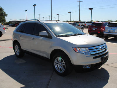 ford edge 2007 silver suv sel gasoline 6 cylinders front wheel drive automatic with overdrive 76087