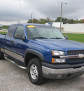 chevrolet silverado 1500 2003 blue lt gasoline 8 cylinders 4 wheel drive automatic 62863