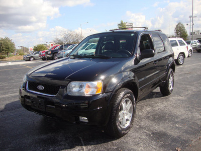 ford escape 2003 black suv limited gasoline 6 cylinders dohc 4 wheel drive automatic 60443