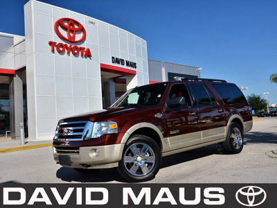 ford expedition 2008 copper suv king ranch gasoline 8 cylinders 4 wheel drive automatic 32771