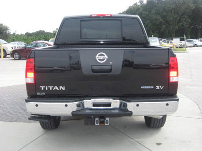 nissan titan 2011 black sv flex fuel 8 cylinders 2 wheel drive automatic 33884