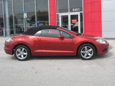 mitsubishi eclipse spyder 2009 red gs gasoline 4 cylinders front wheel drive automatic 33884