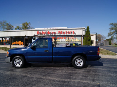 gmc sierra 1500 2003 blue pickup truck gasoline 8 cylinders rear wheel drive automatic 61008