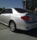 toyota corolla 2009 silver sedan s gasoline 4 cylinders front wheel drive automatic 75503
