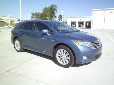 toyota venza 2011 lt  blue fwd 4cyl gasoline 4 cylinders front wheel drive automatic 75503