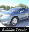 toyota venza 2011 lt  blue fwd 4cyl gasoline 4 cylinders front wheel drive automatic 75503