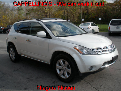 nissan murano 2007 white suv sl gasoline 6 cylinders all whee drive automatic 14094