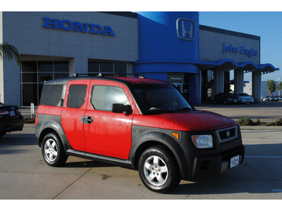 honda element 2005 red suv ex gasoline 4 cylinders all whee drive automatic with overdrive 77065