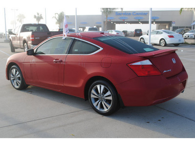 honda accord 2009 red coupe ex l w navi gasoline 4 cylinders front wheel drive automatic 77065