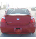 honda accord 2009 red coupe ex l w navi gasoline 4 cylinders front wheel drive automatic 77065