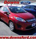 ford fiesta 2012 red sedan se gasoline 4 cylinders automatic with overdrive 08753