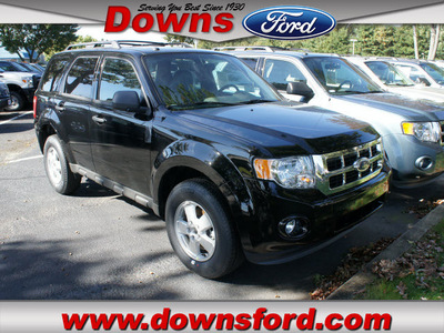 ford escape 2012 black suv xlt gasoline 4 cylinders front wheel drive automatic with overdrive 08753