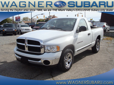 dodge ram pickup 1500 2005 bright white clearc pickup truck st gasoline 6 cylinders rear wheel drive automatic 45324