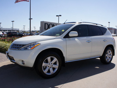 nissan murano 2007 off white suv sl gasoline 6 cylinders front wheel drive automatic 76018
