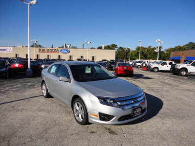ford fusion 2012 silver sedan se flex fuel 6 cylinders front wheel drive automatic with overdrive 60546