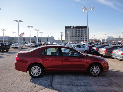 ford fusion 2012 red sedan s gasoline 4 cylinders front wheel drive automatic with overdrive 60546