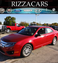 ford fusion 2012 red sedan s gasoline 4 cylinders front wheel drive automatic with overdrive 60546