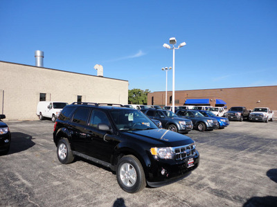 ford escape 2012 black suv xlt flex fuel 6 cylinders front wheel drive automatic with overdrive 60546