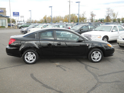 saturn ion 2004 black coupe level 2 gasoline 4 cylinders dohc front wheel drive automatic 55811