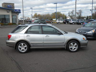 subaru impreza 2002 silver wagon outback sport gasoline 4 cylinders all whee drive automatic 55811