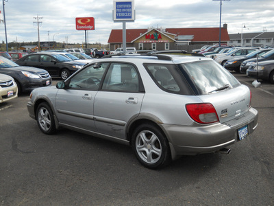 subaru impreza 2002 silver wagon outback sport gasoline 4 cylinders all whee drive automatic 55811