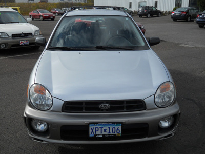 subaru impreza 2002 silver wagon outback sport gasoline 4 cylinders all whee drive automatic 55811