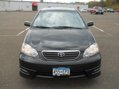 toyota corolla 2005 black sedan s gasoline 4 cylinders front wheel drive automatic with overdrive 55811