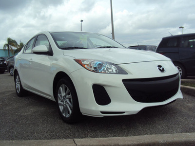 mazda mazda3 2012 crystal white sedan tour gasoline 4 cylinders front wheel drive automatic 32901